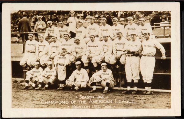 PC 1912 Real Photo Boston Red Sox